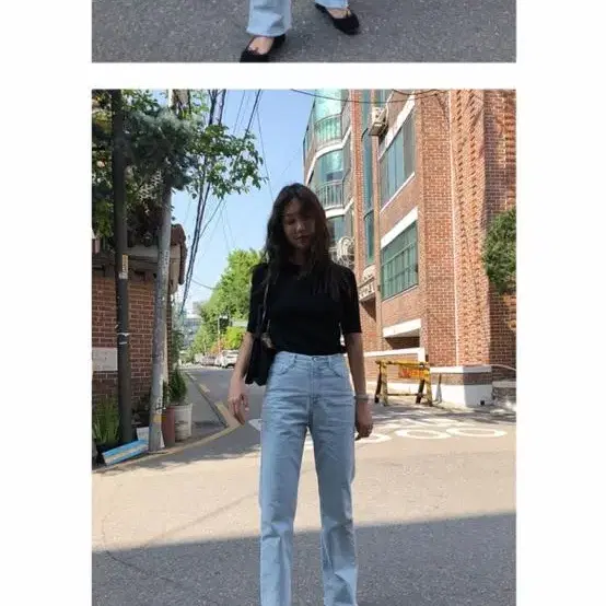 올슨 연청 부츠컷 롱데님m사이즈