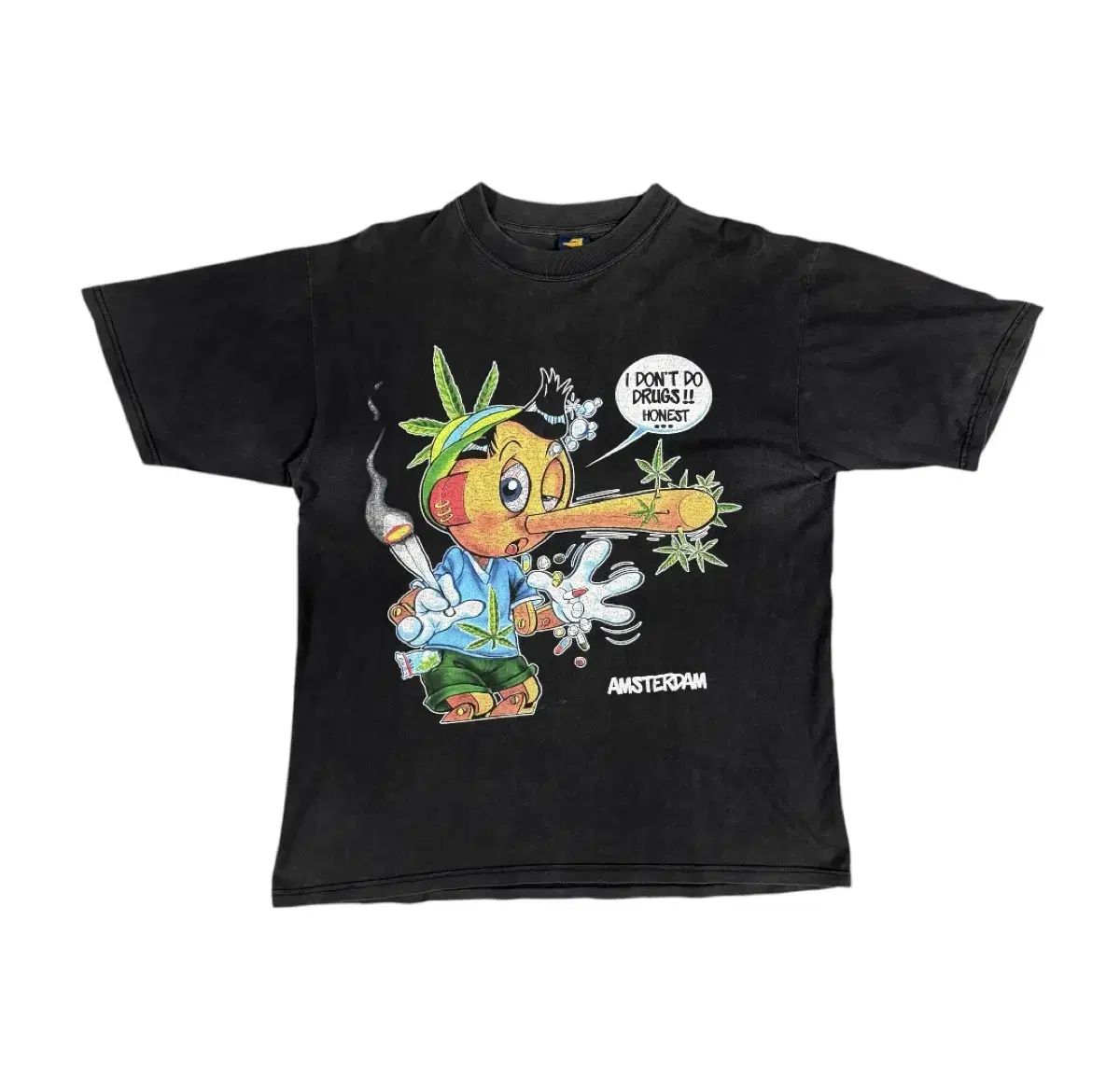 Vintage Pinocchio Weed T-shirt