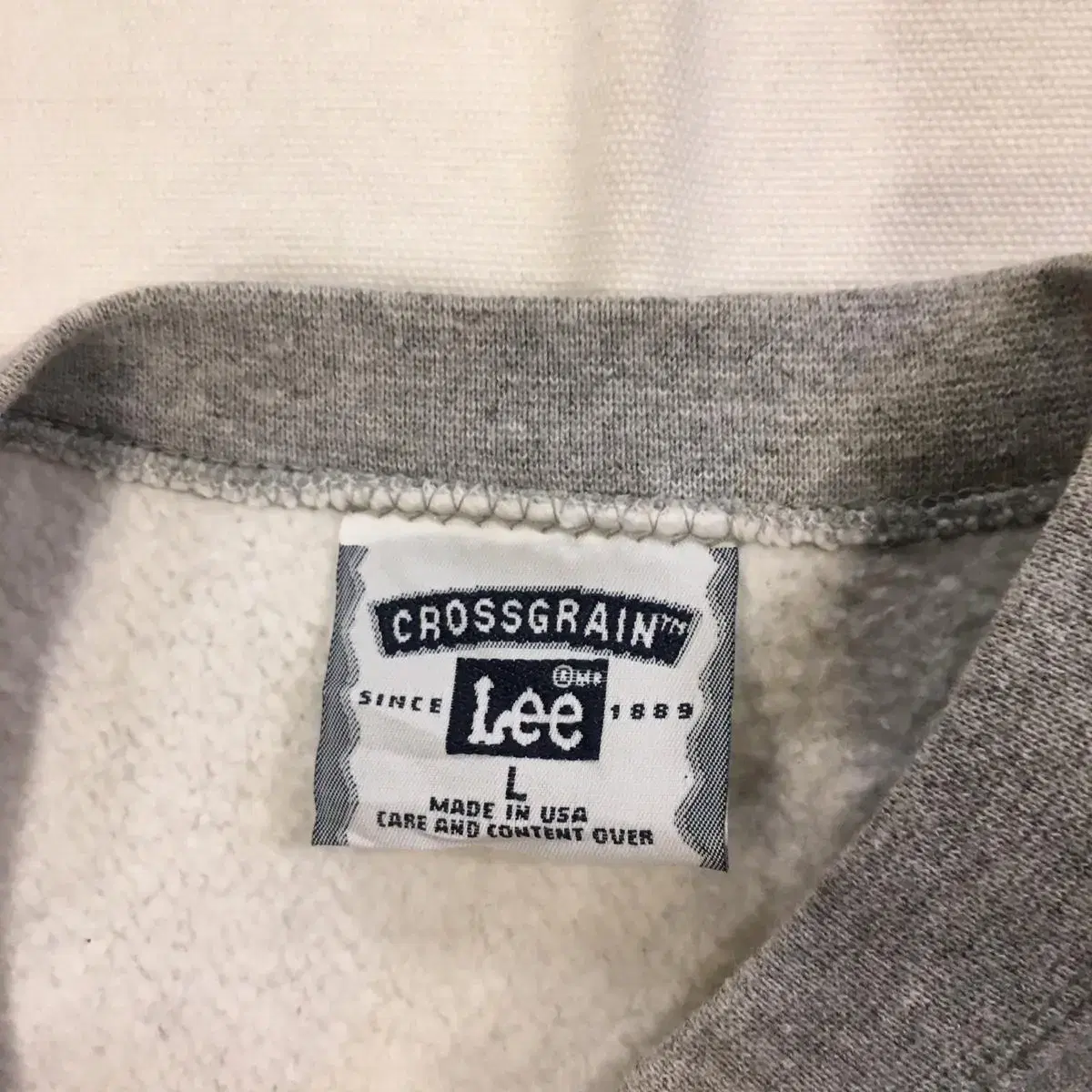 LEE crossgrain 스웻셔츠(ㅋ375)