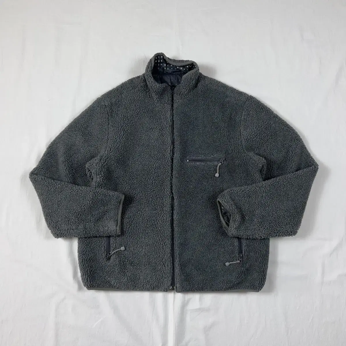 2000s Stussy Stussy Reversible Sherpa Fleece Jacket