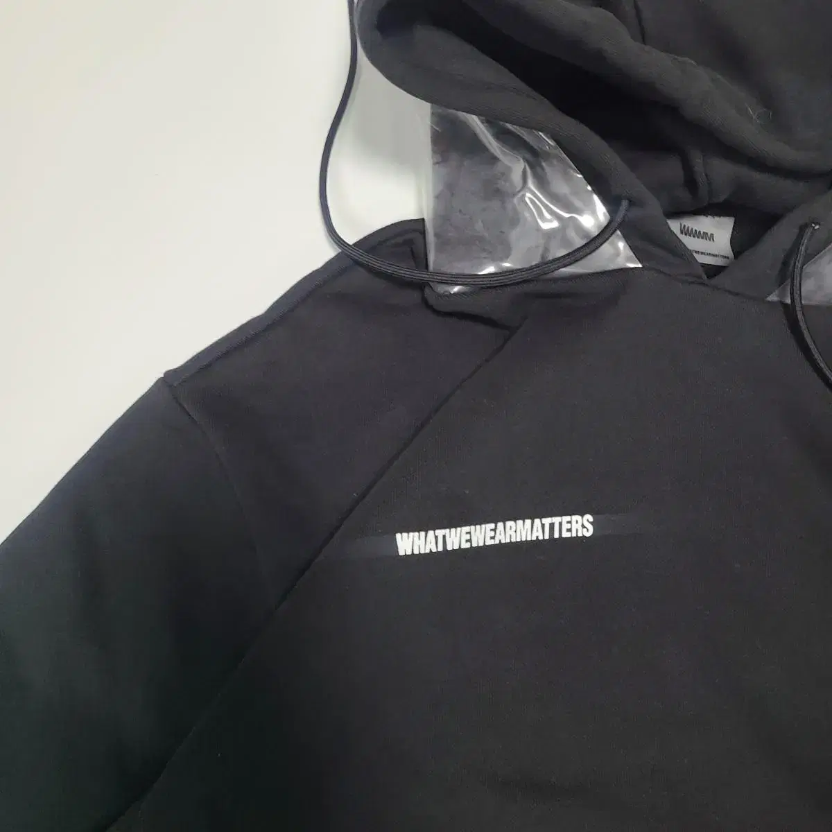 whatwewearmatters 유니크 디테일 후드티 택째 새상품 m