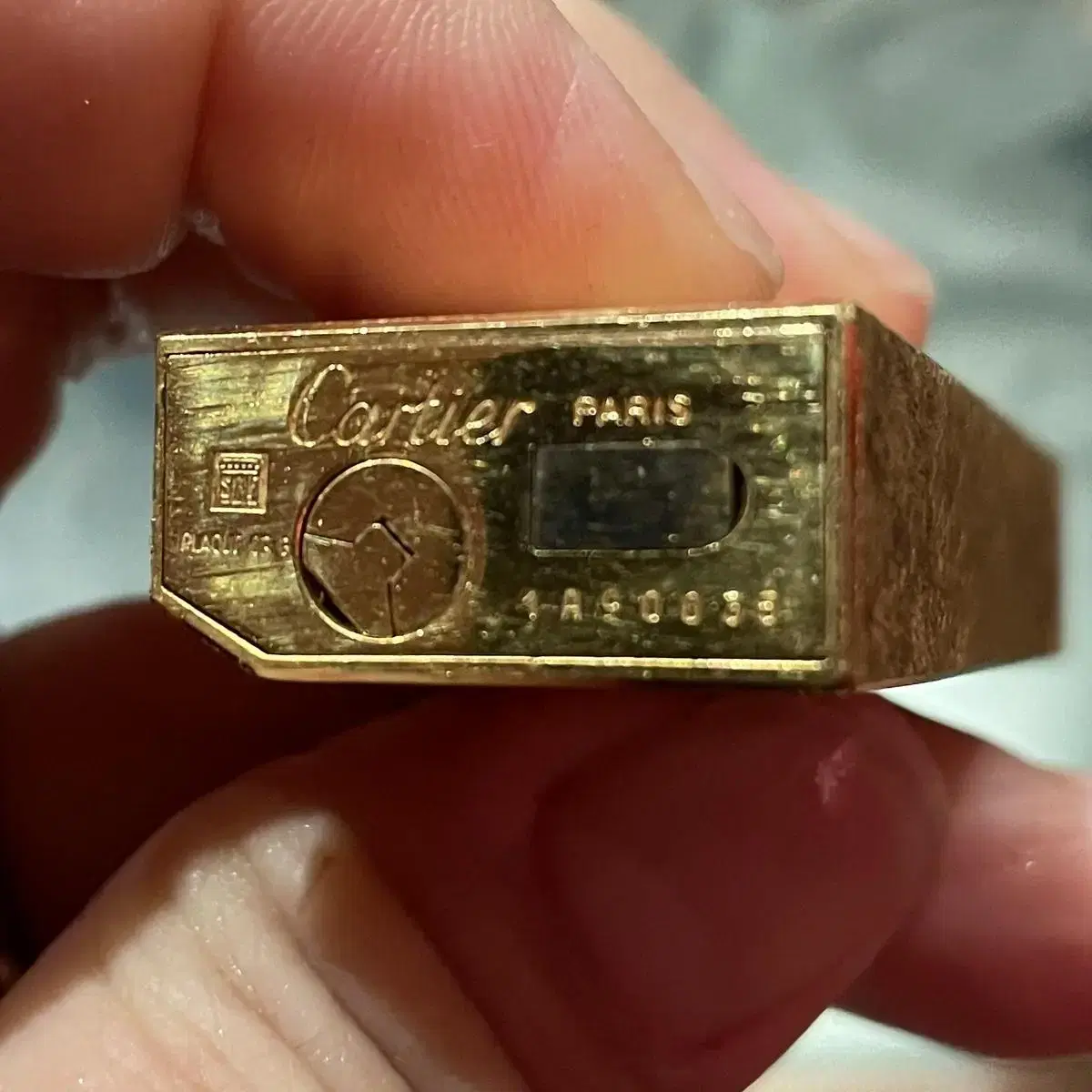 Cartier Pentagon Mini  18K Gold Plate