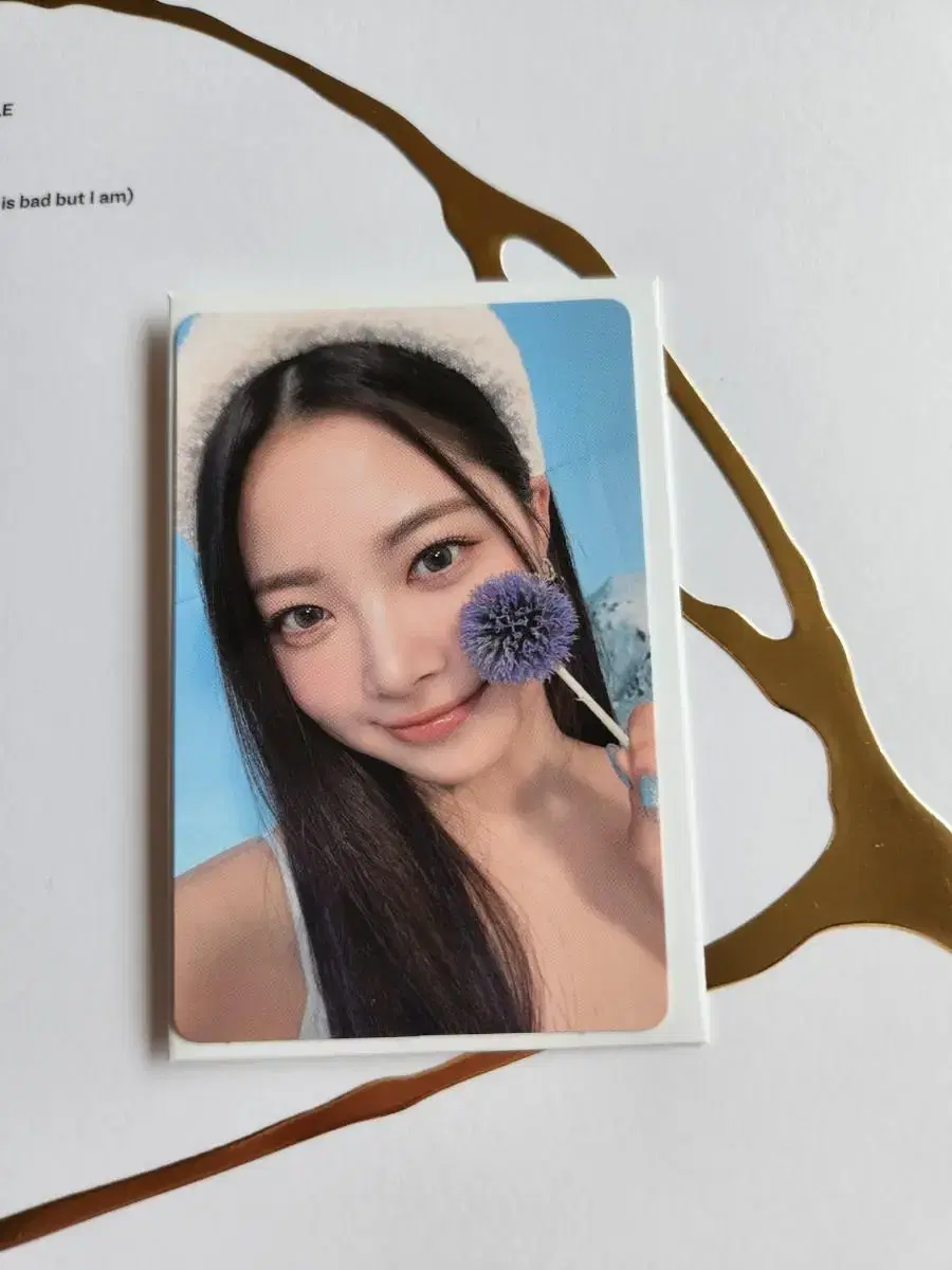 hong eunchae, anti-fresnel photocard