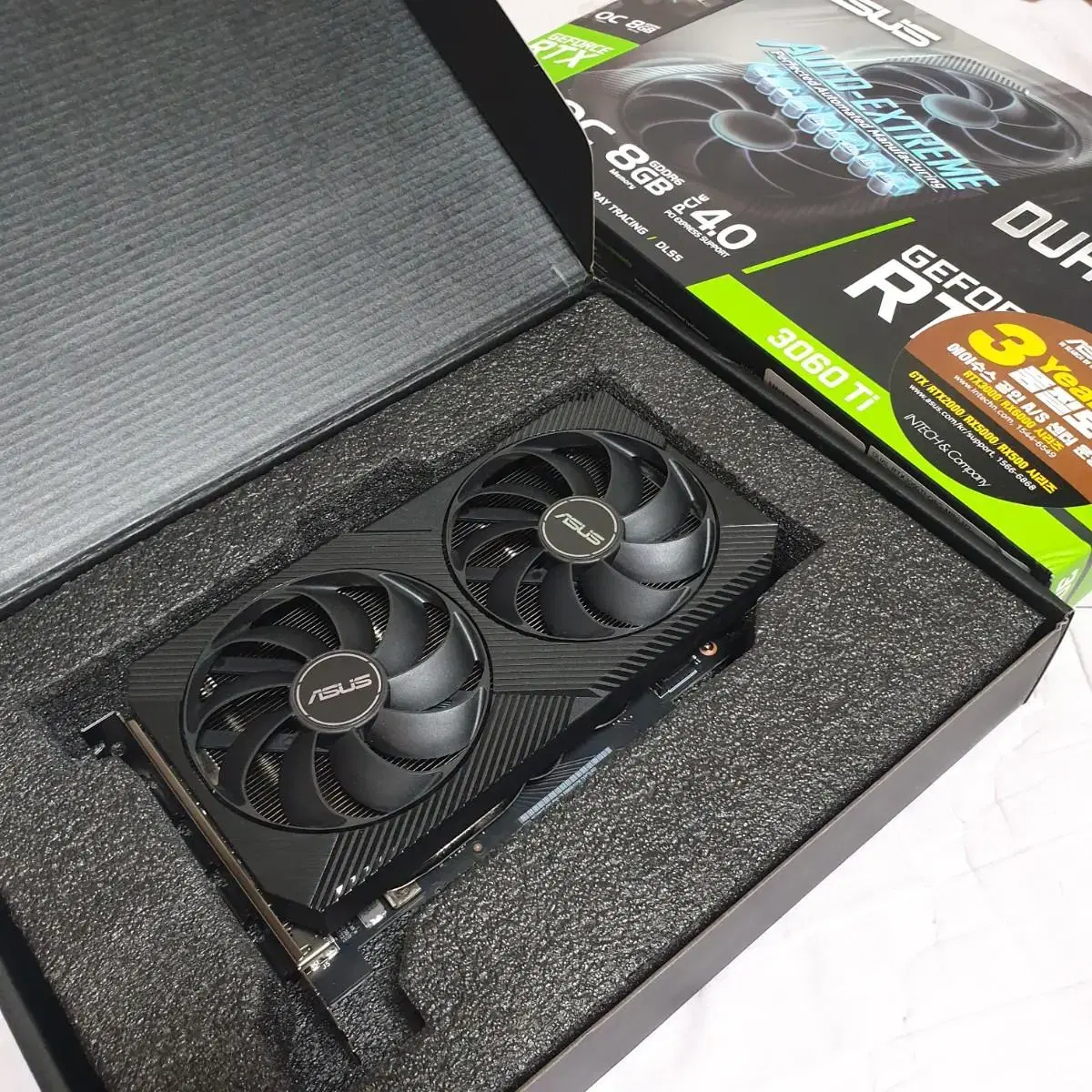 ASUS RTX 3060TI 새상품상태 // 풀박스