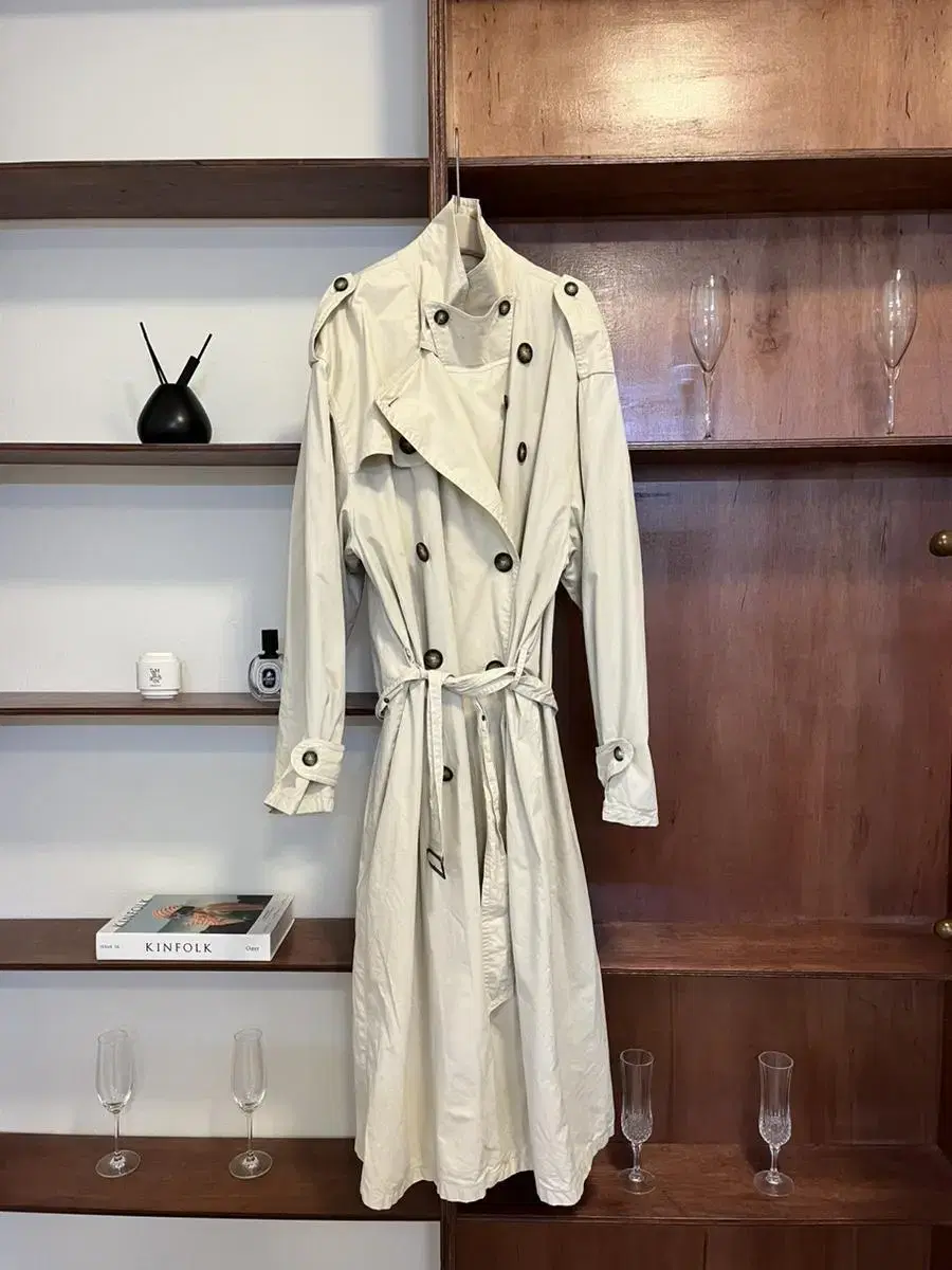 Giorgio Armani Maxi trench coat