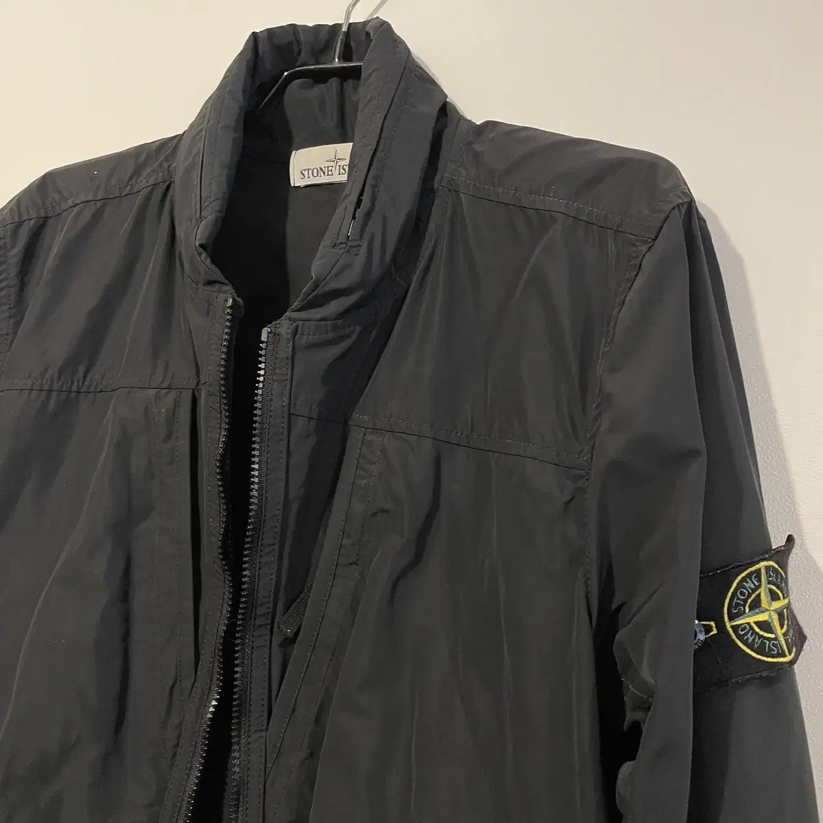 95-100 STONE ISLAND 스톤 18SS 마이크로랩스 자켓 블랙