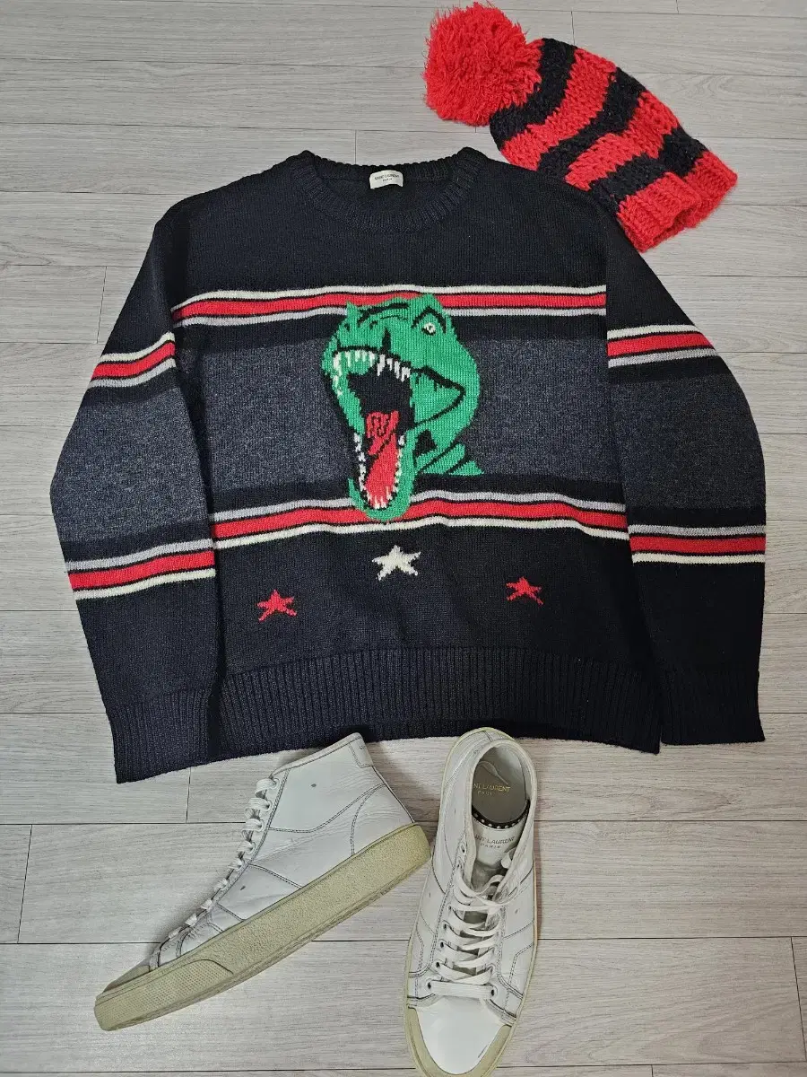 Saint Laurent Editions SS16 Dinosaur knit