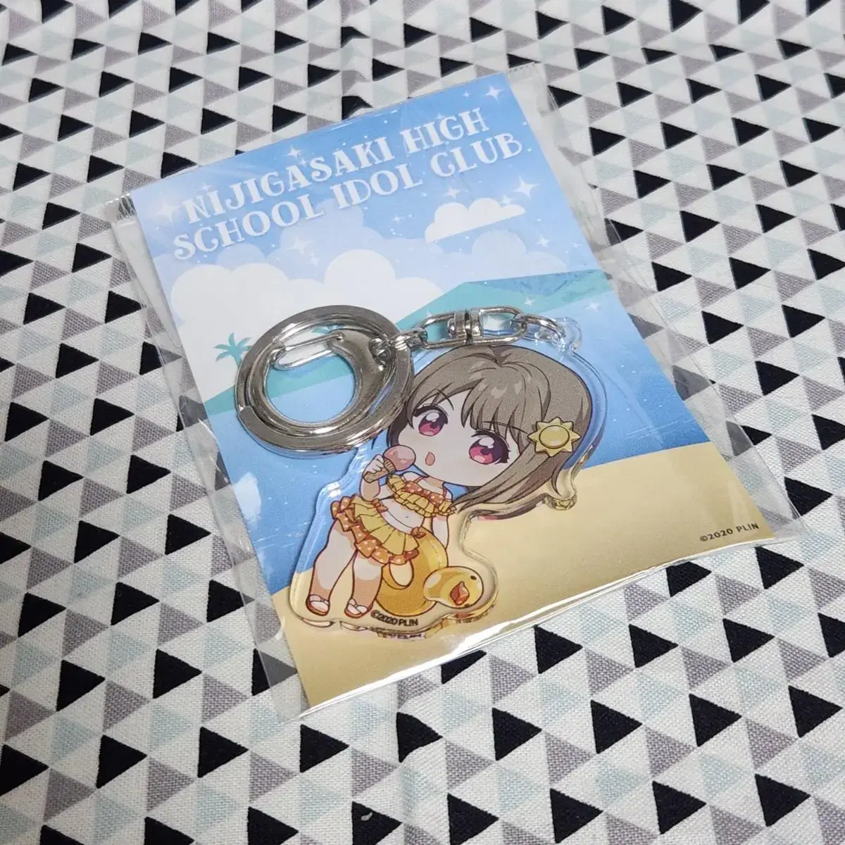 LoveLive Nijigasaki Nakasu Kasumi Beachwear acrylic Keyring