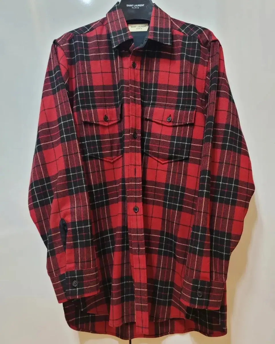 Saint Laurent 13FW Flannel Shirt