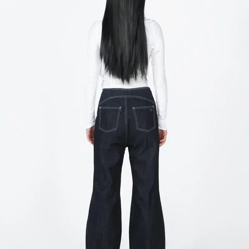 온스카 Onska curved denim pants