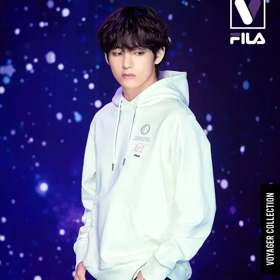 방탄소년단 휠라 후드티 보이저 블랙 95 bts 방탄 fila 뷔 김태형