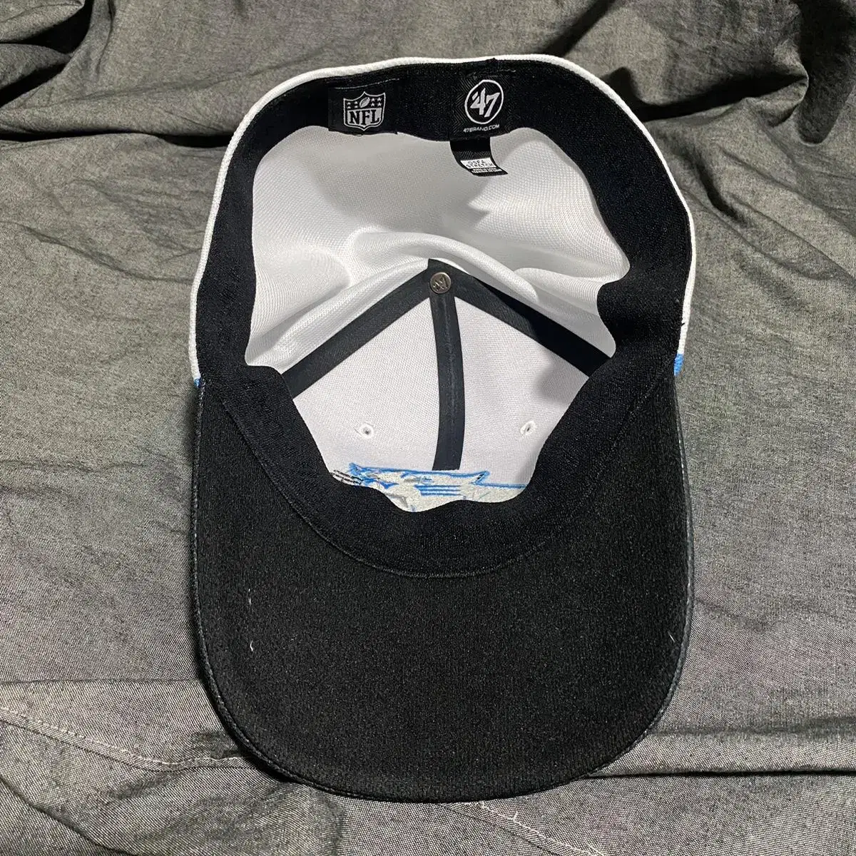 47 Brand Panthers Hat Sz OSFA Stretch