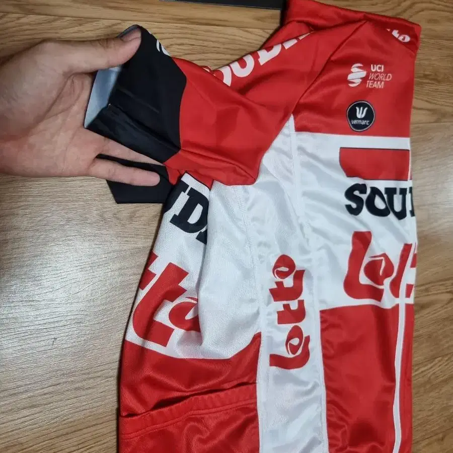 (S) 미사용 2022 Lotto Soudal 져지 + 장갑