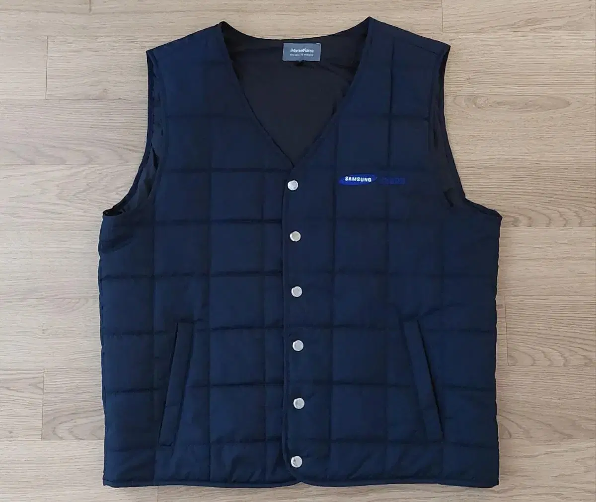 Men's Thin Cotton Padded Workwear Vest for Workwear Size M