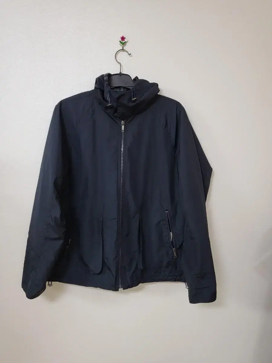 Genuine Burberry Reversible Hooded Windbreaker