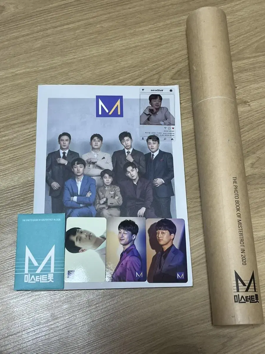 Mr.Trot Photo Album + Lee Chanwon Official Poster + Photo Card Set