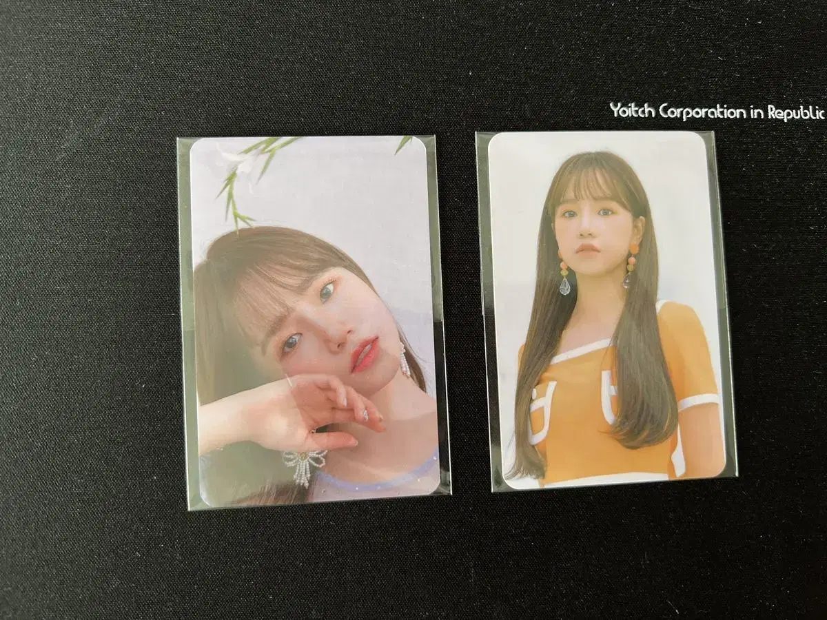 iz*one yuri popup store photocard