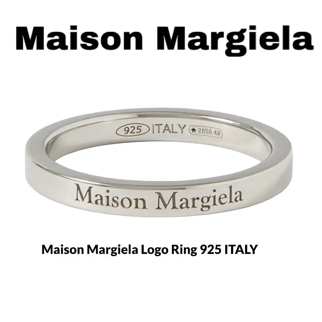 [L] Maison Margiela 마르지엘라 로고링 925