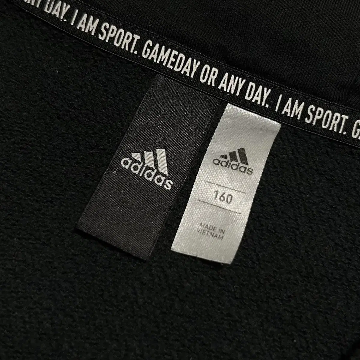 [ S ] adidas 아디다스 트랙 면 후드집업 자켓