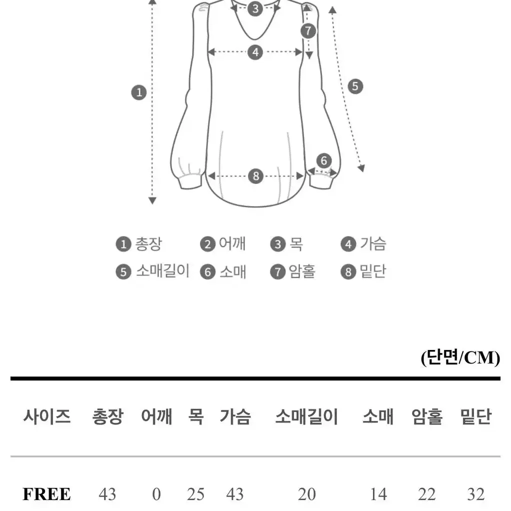 밴딩 볼륨 크롭 오프 블라우스 (색상-검정)