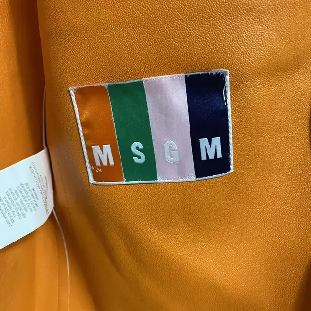 MSGM 우먼스 레자 코트 자켓