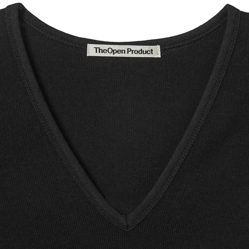 The open product 브이넥 하프 슬리브