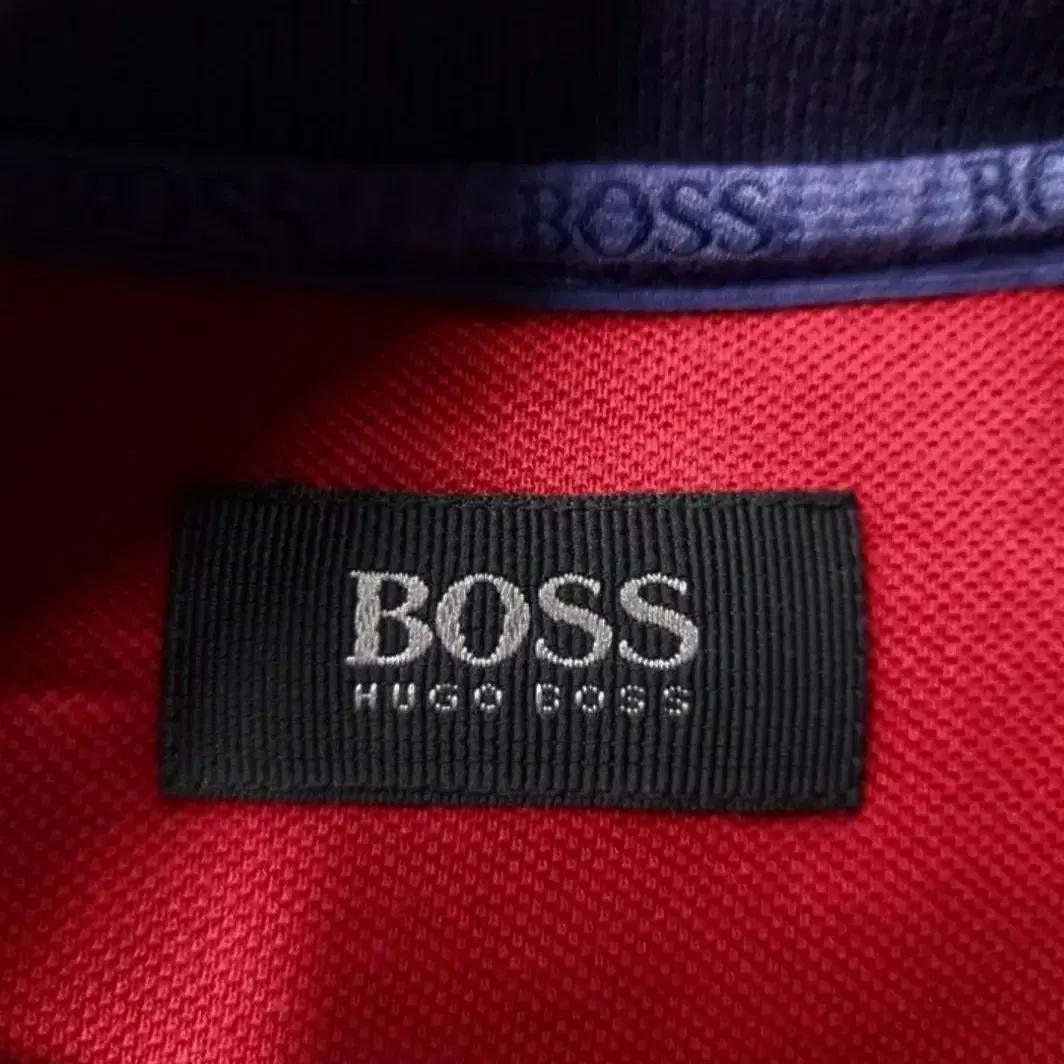 105)HUGO BOSS 정품 휴고보스 카라넥 반팔티셔츠