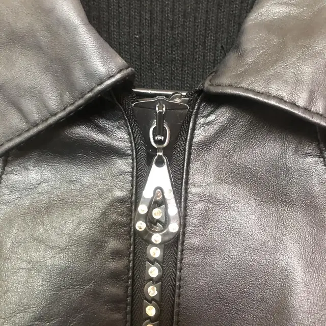 Vintage Drop a tear black leather jk