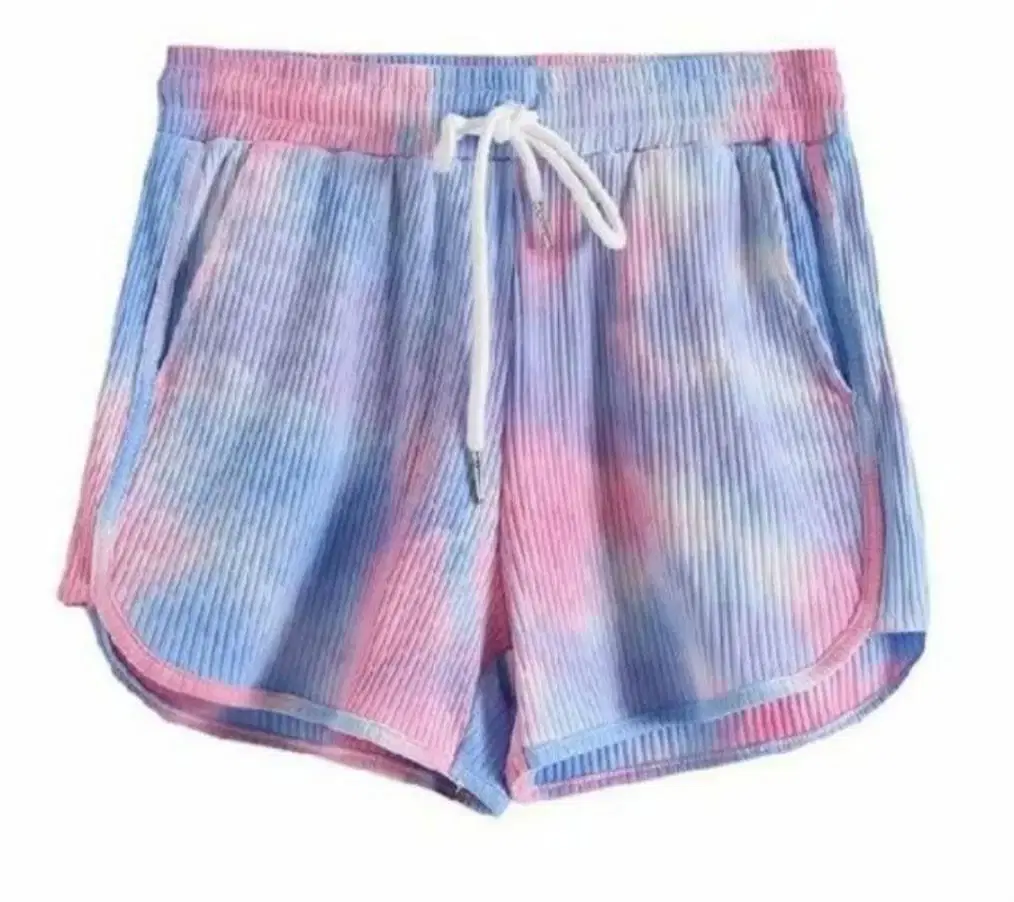 Printed Tie-dye Banding Short Pants (New Product)