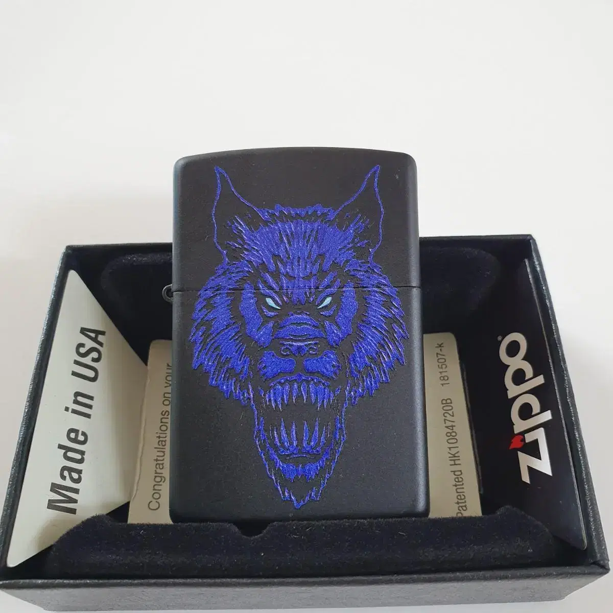 49414 WEREWOLF DESIGN 정품 미개봉 새 지포라이터