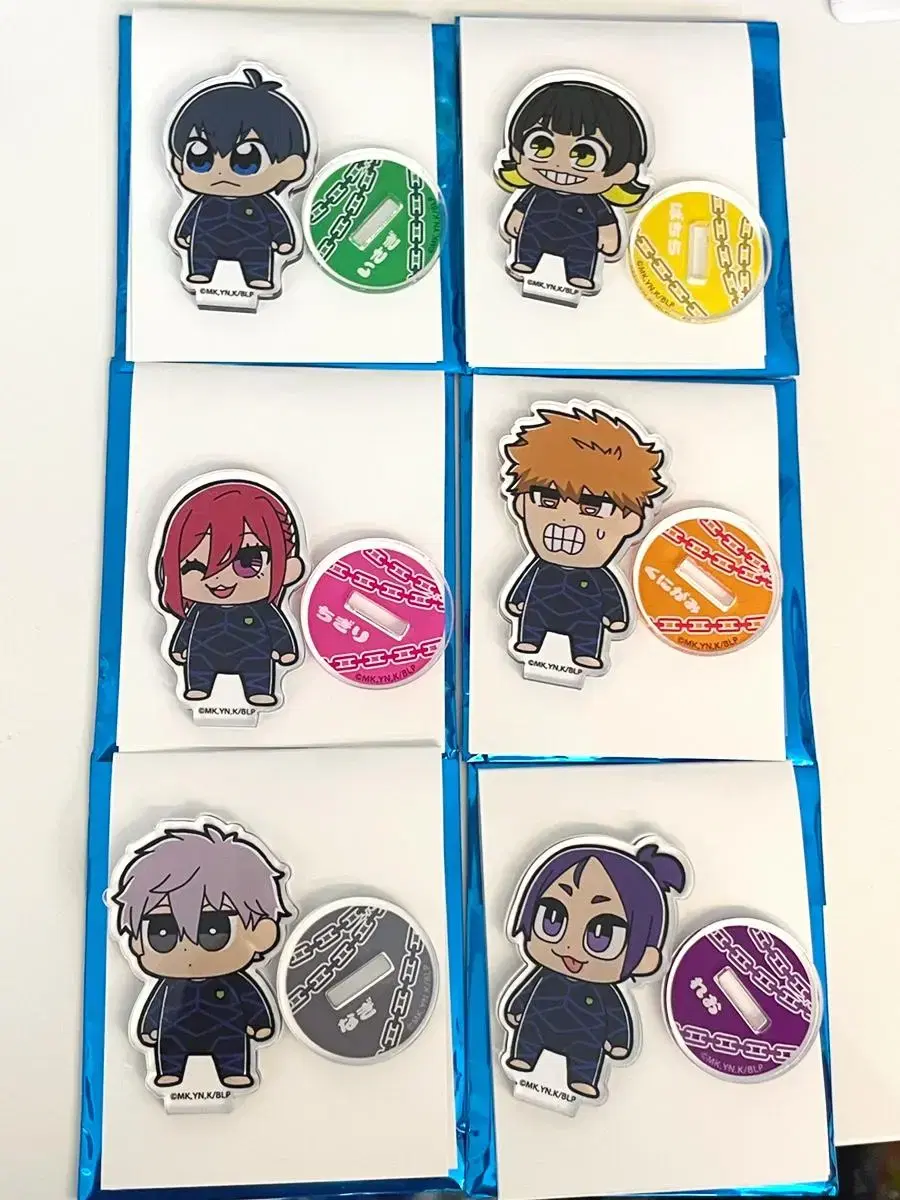 BLUELOCK Bukubu acrylic stand Nagireo Chigiri Bachirarin Isagi Sae