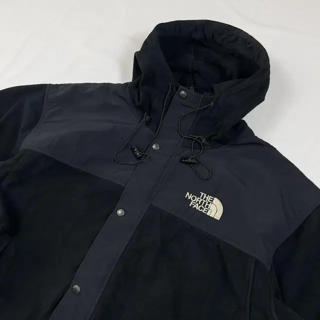 90s 노스페이스 tnf 윈드스탑퍼 후드 플리스 자켓