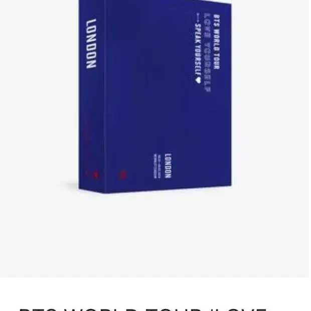 방탄소년단 월드투어 런던 BTS World Tour London DVD