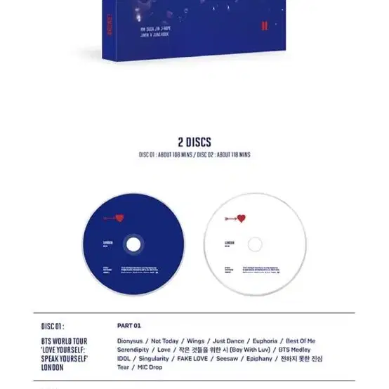 방탄소년단 월드투어 런던 BTS World Tour London DVD