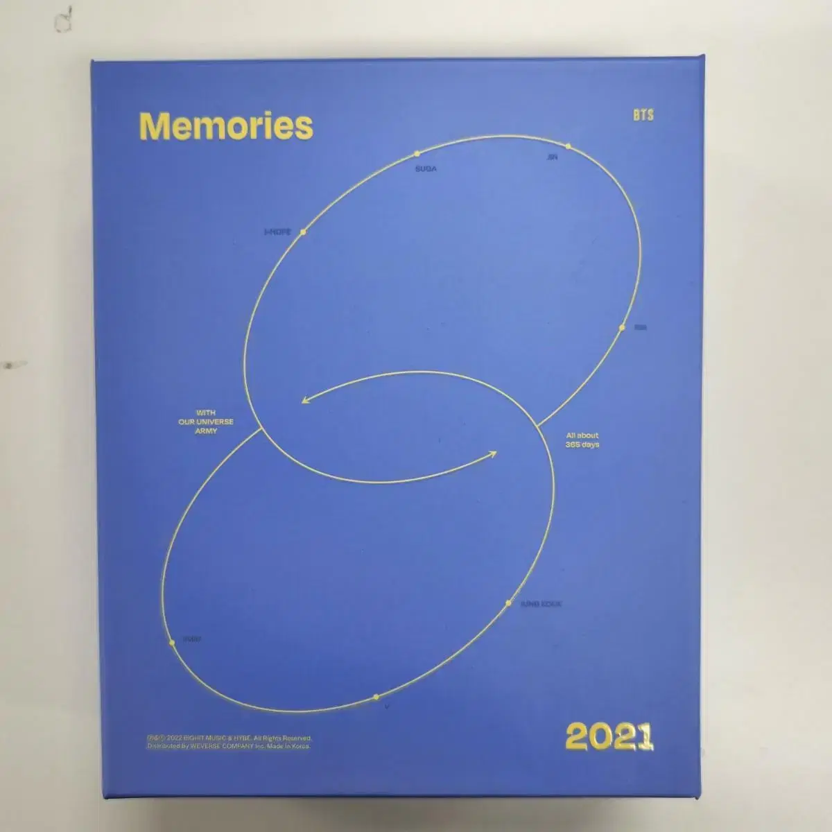 BTS memories of 2021 bluray 방탄 2021 메모리즈