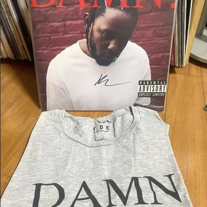 싸인판 kendrick lamar 켄드릭라마 DAMN Red 2lp