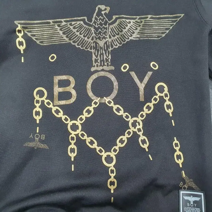 BOY LONDON 보이런던 금박 황금독수리 맨투맨