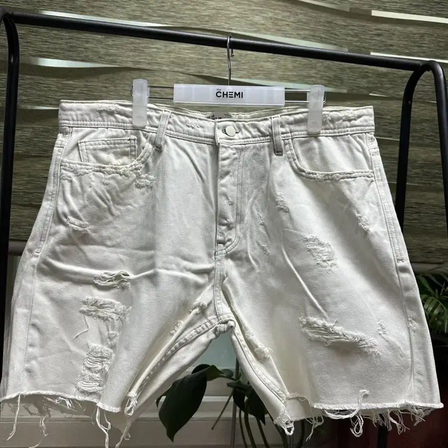 [USA38]204.자라 화이트 청 반바지 (zara denim)