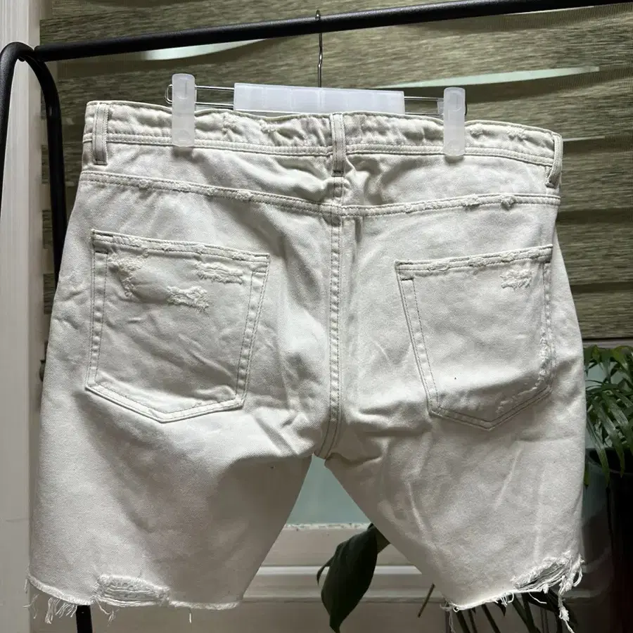 [USA38]204.자라 화이트 청 반바지 (zara denim)