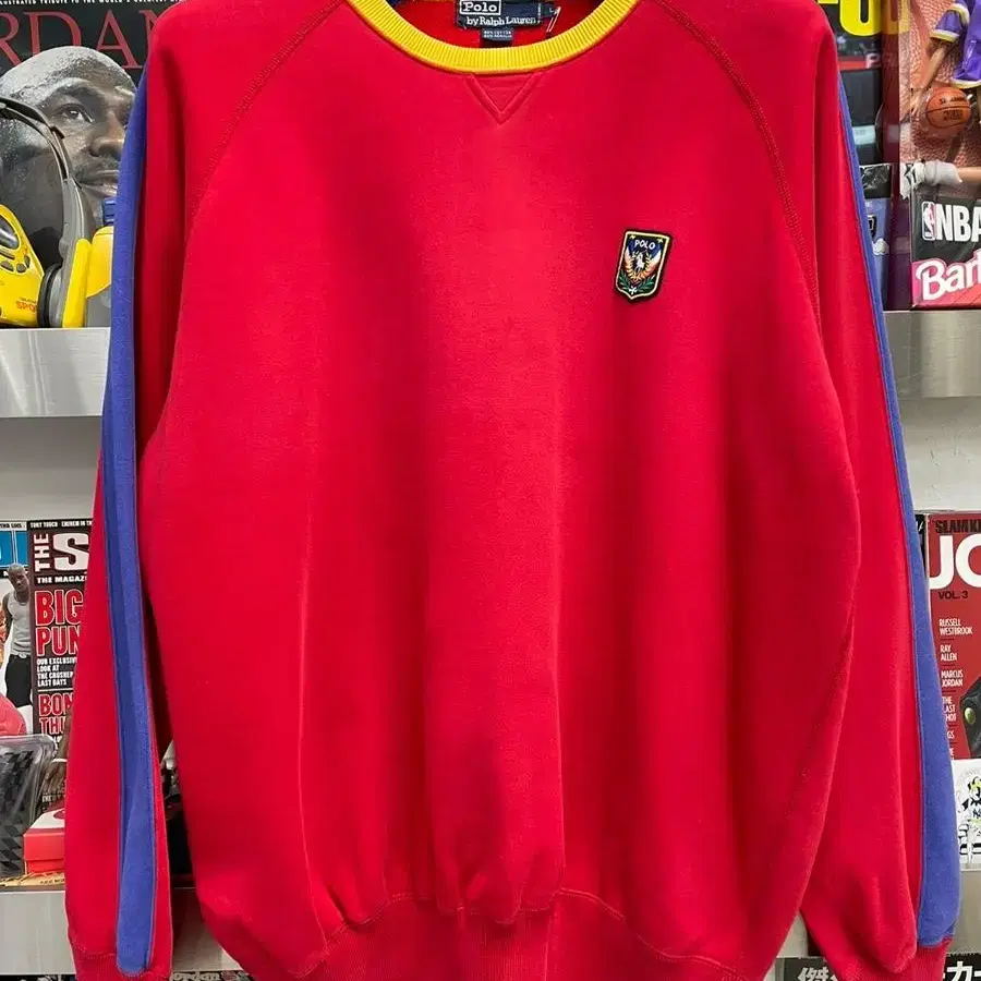 80s polo uni crest sweatshirt 폴로 빈티지 맨투맨