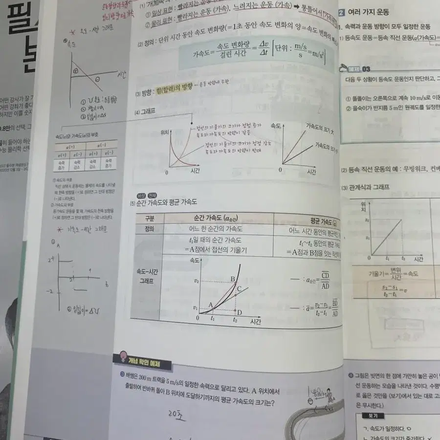 메가스터디 교재 (배기범 물리I, 전형태 국어)