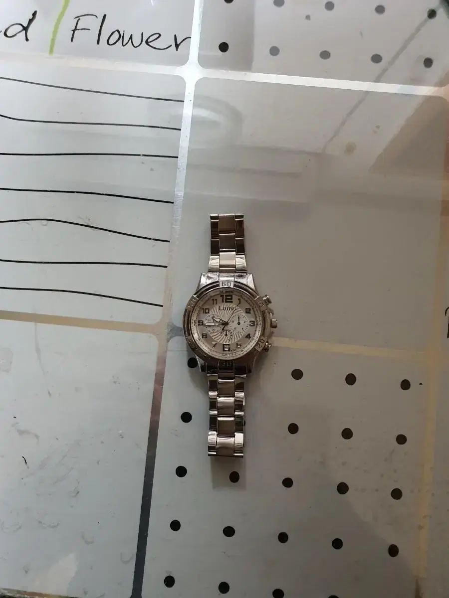 I'm selling a watch. A new one is good. Good.