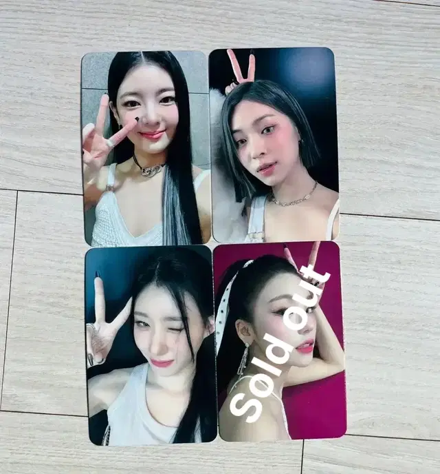 있지 ITZY 포카 포토카드 미공포 채령 류진 리아 예지 체셔 사웨 2차