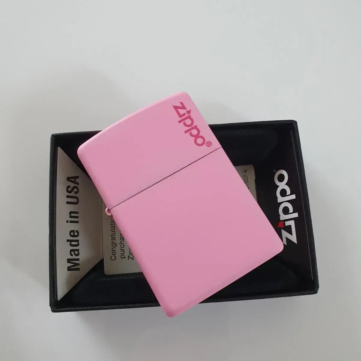 238ZL ZIPPO LOGO 정품 미개봉 새 지포라이터