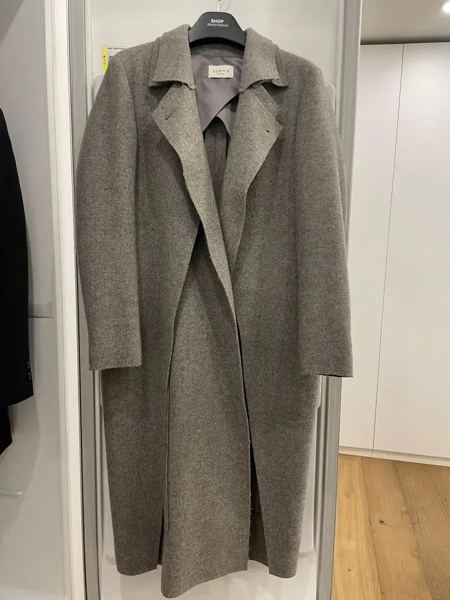 레디투웨어 masion long layered coat