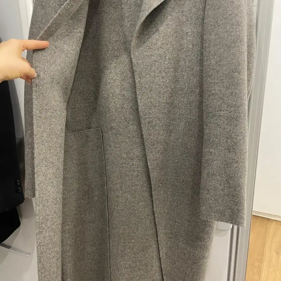 레디투웨어 masion long layered coat