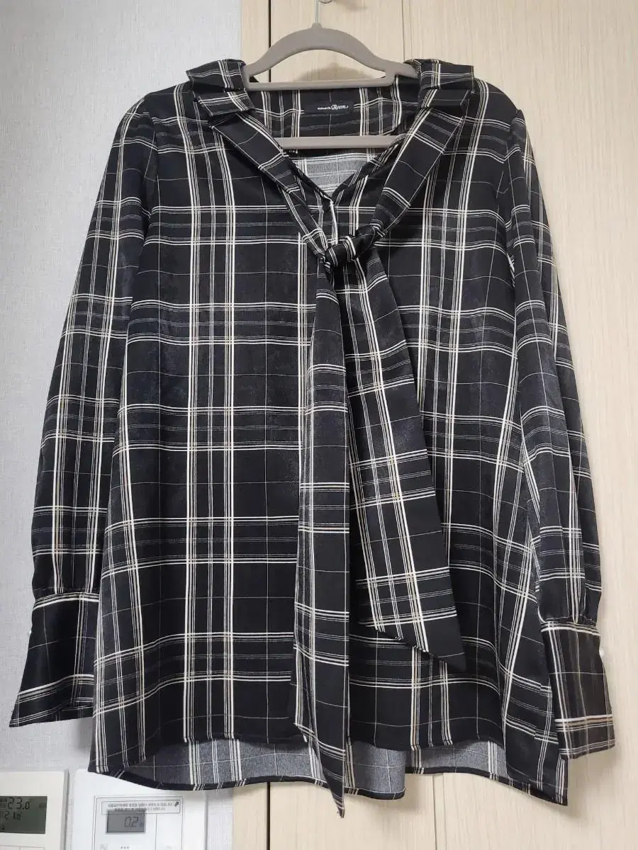 Loem Black Check Blouse