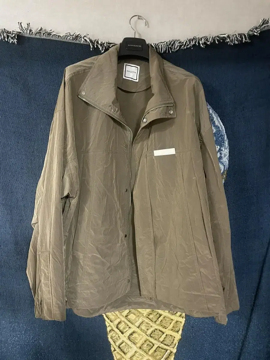 wooyoung 미 22ss nylon jacket khaki 46 size