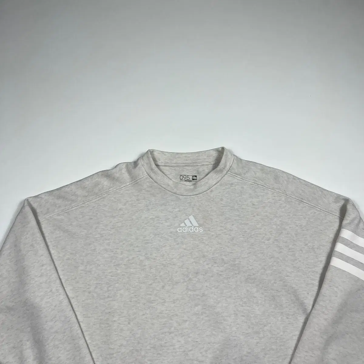 adidas Original Oatmeal Big Logo Man T-Shirt (L)