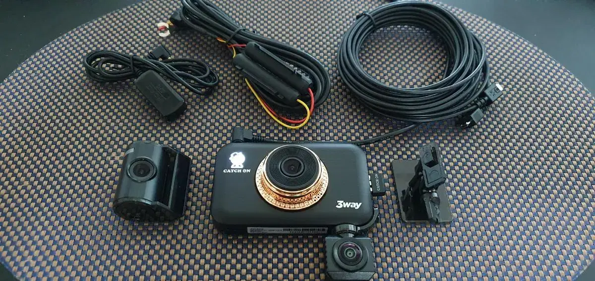 캐치온 3WAY 3채널 블랙박스 (64GB, GPS, WiFi)